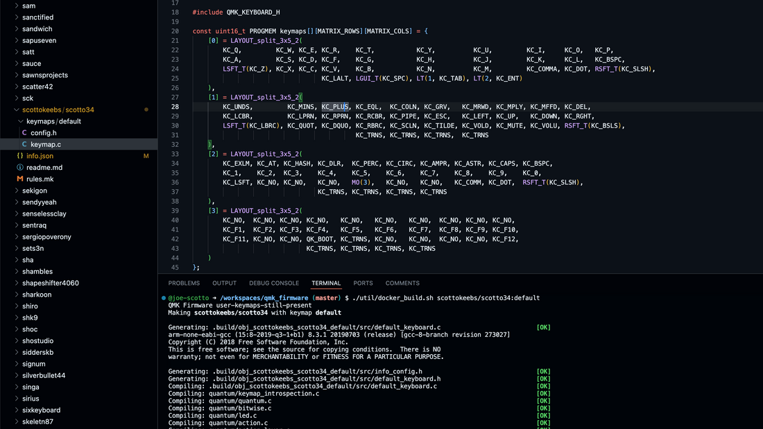 Compiling QMK Firmware Using Github Codespaces