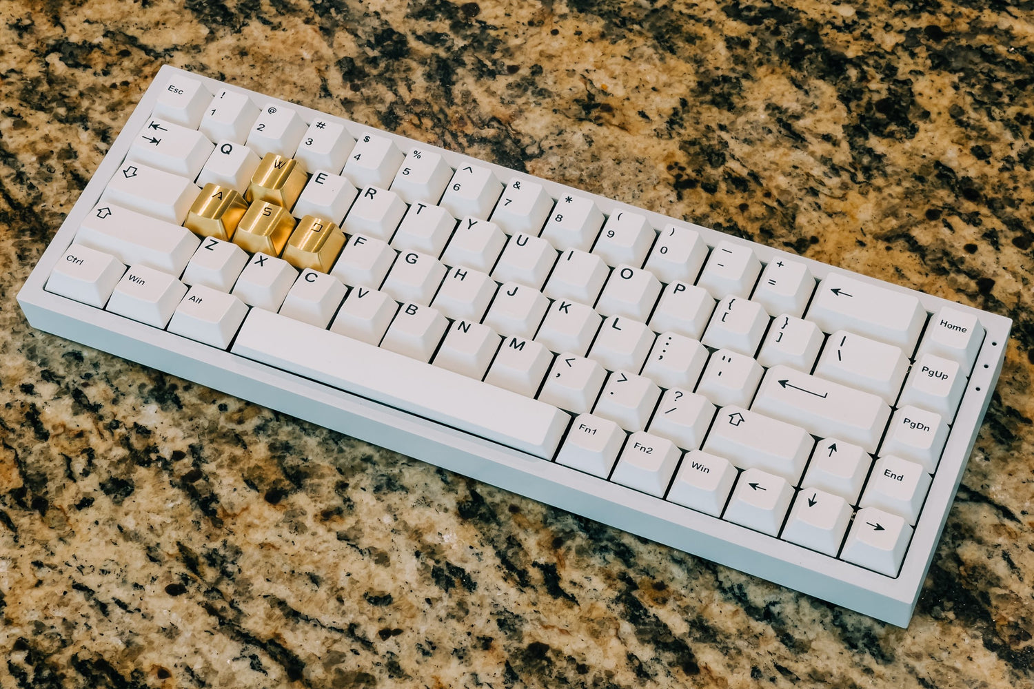 NK65 assembled keyboard.